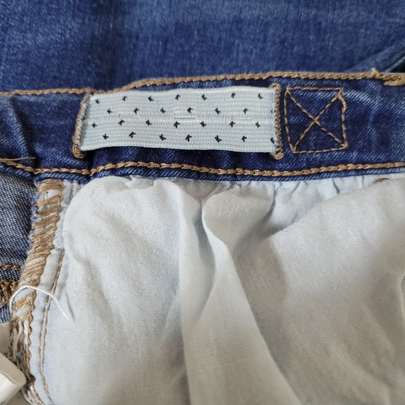 Kidpik Girls Blue Skinny Jeans Whiskering Five Pockets Medium Wash Size 16 - Picture 10 of 10